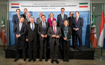 Première conférence frontalière entre la Rhénanie-du-Nord-Westphalie et les Pays-Bas 