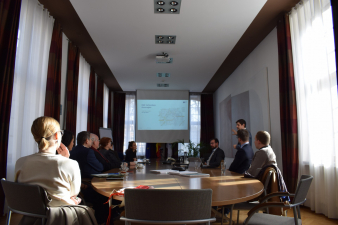 Visite du groupe de travail &quot;Europe et affaires internationales&quot;