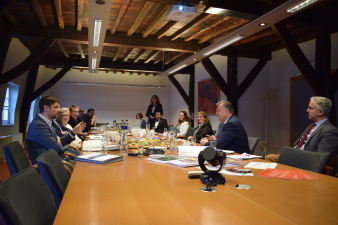 Visite de notre Président E. Roemer