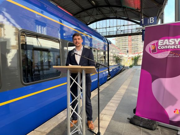 Le directeur de l'EMR a souligné l'importance du projet pour notre région frontalière. (c) Markus Vogten